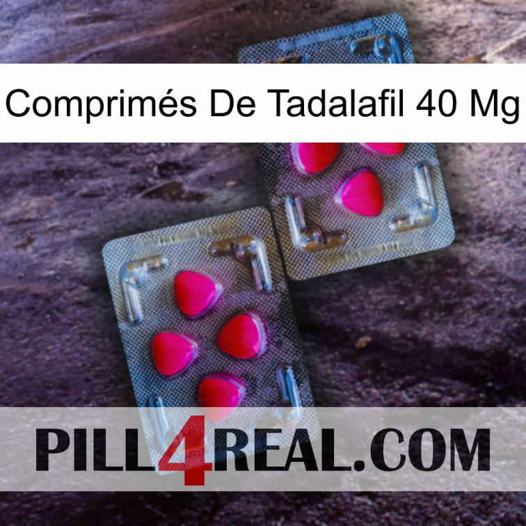 Comprimés De Tadalafil 40 Mg 15